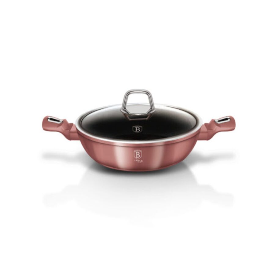 Faitout Avec Couvercle 28x7,5cm - Rose Gold Cuisson et préparation