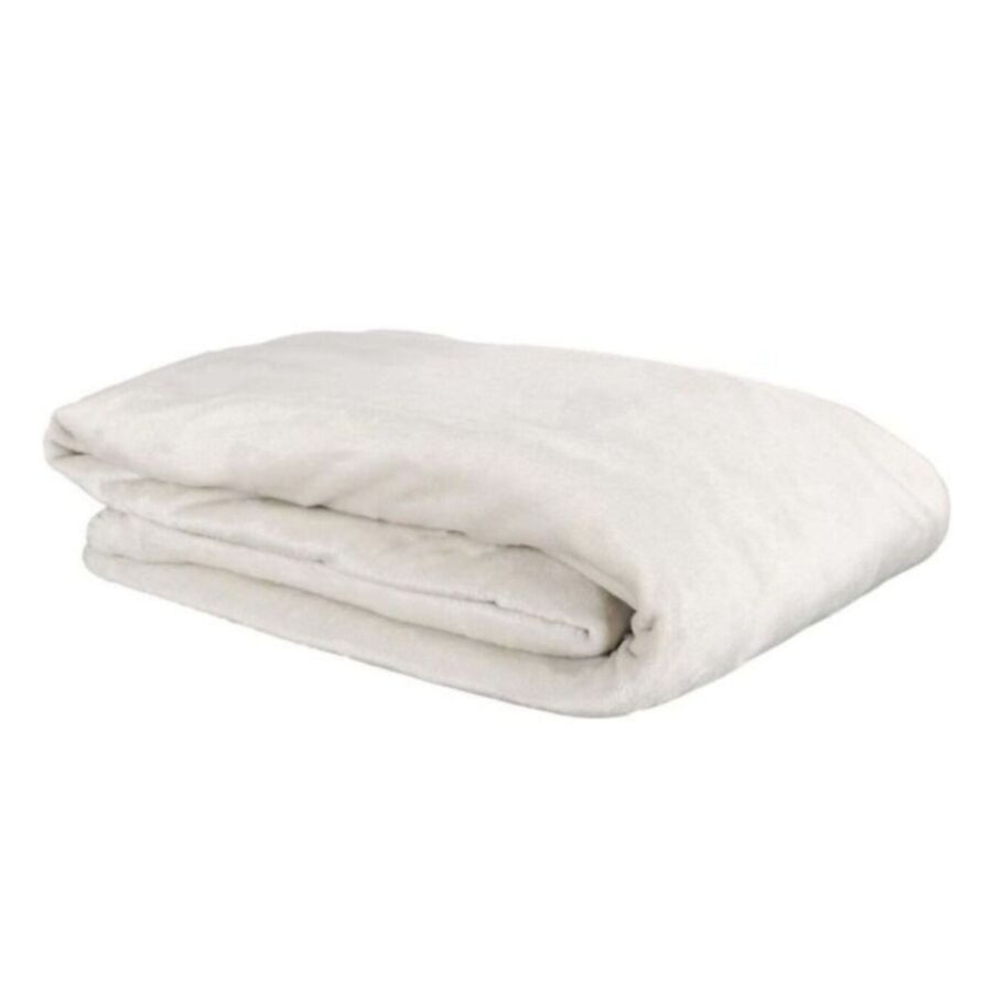 Plaid Flanelle SHERPA XXL - Beige Plaid et couvertures