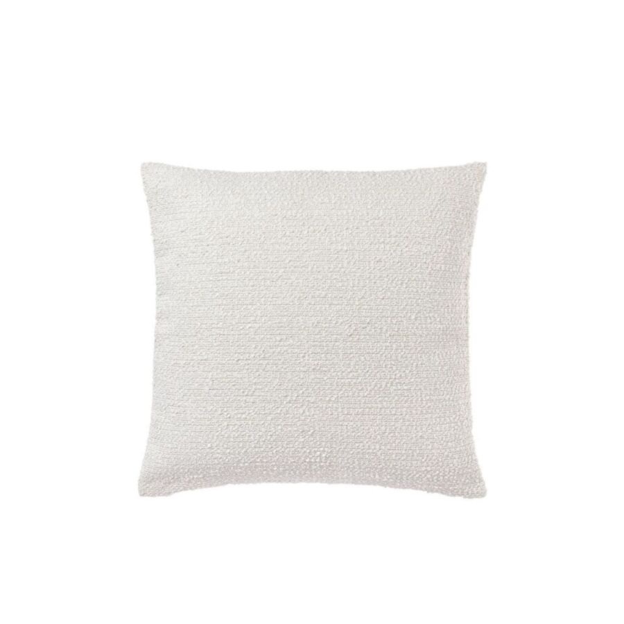 Coussin Déhoussable Bouclé - Blanc Crème Coussins décoratifs