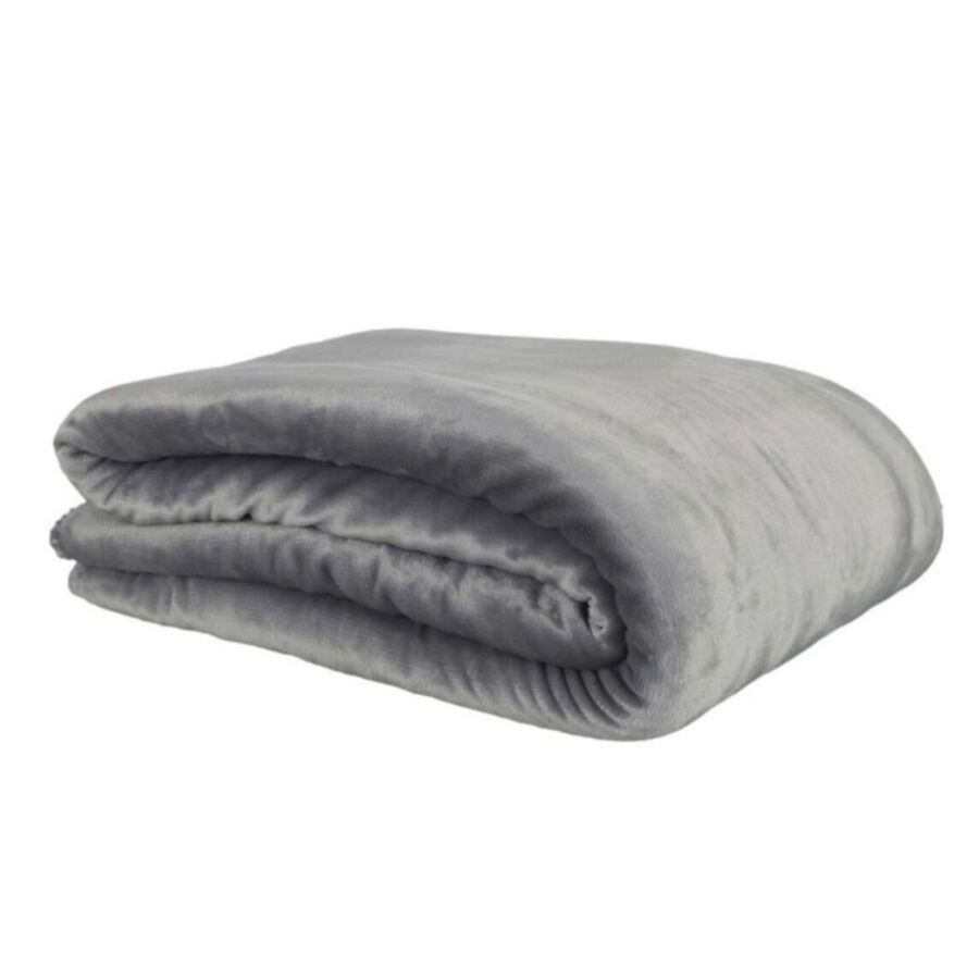 Plaid Imitation Fourrure SHERPA - Gris Plaid et couvertures