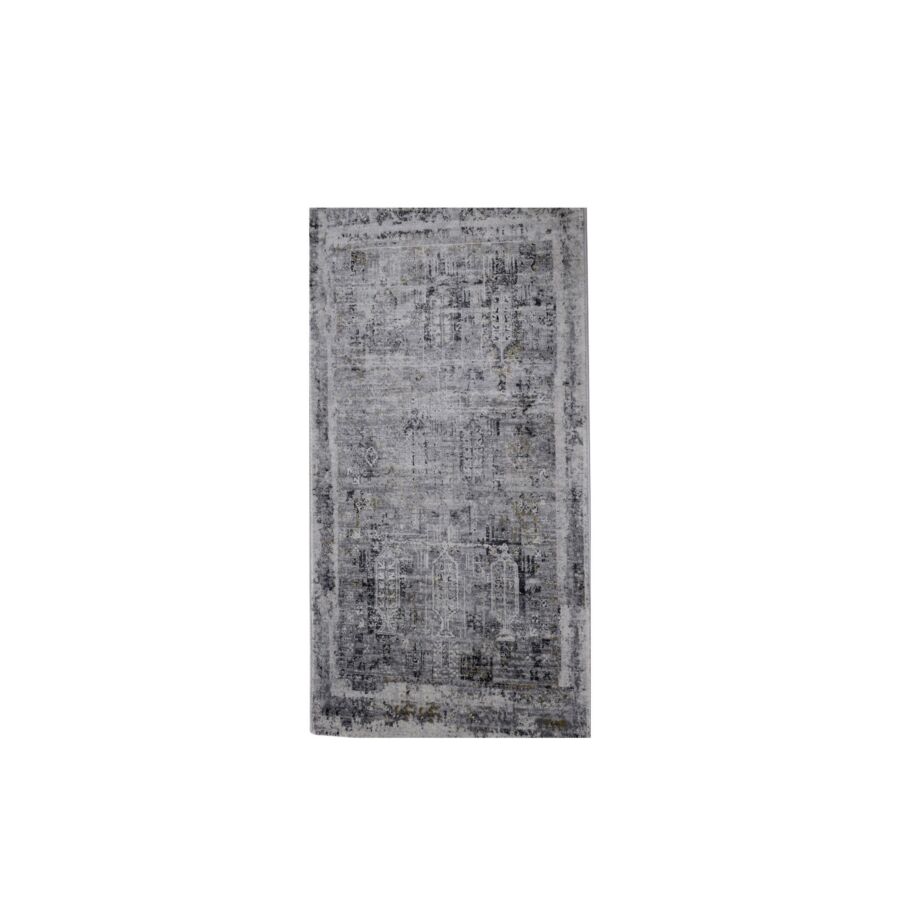 TAPIS ROYAL 80x150cm Vintage - Gris Tapis descente de lit