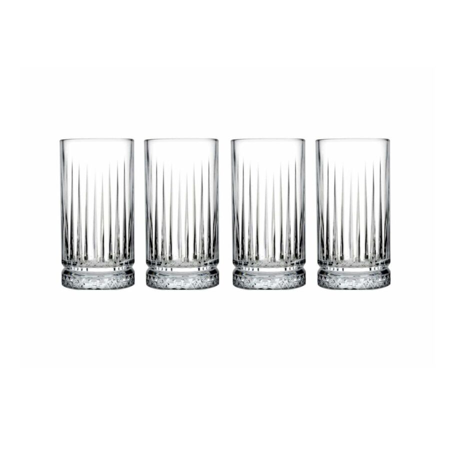 Set De 4 Verres À Jus ELYSIA - Blanc Verres d'eau