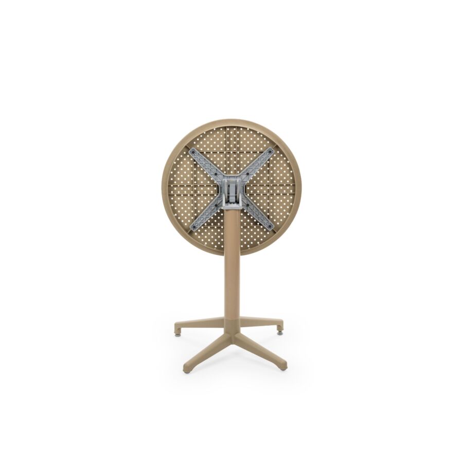 Table MOON Ronde Pliable - Cappuccino Meubles jardin