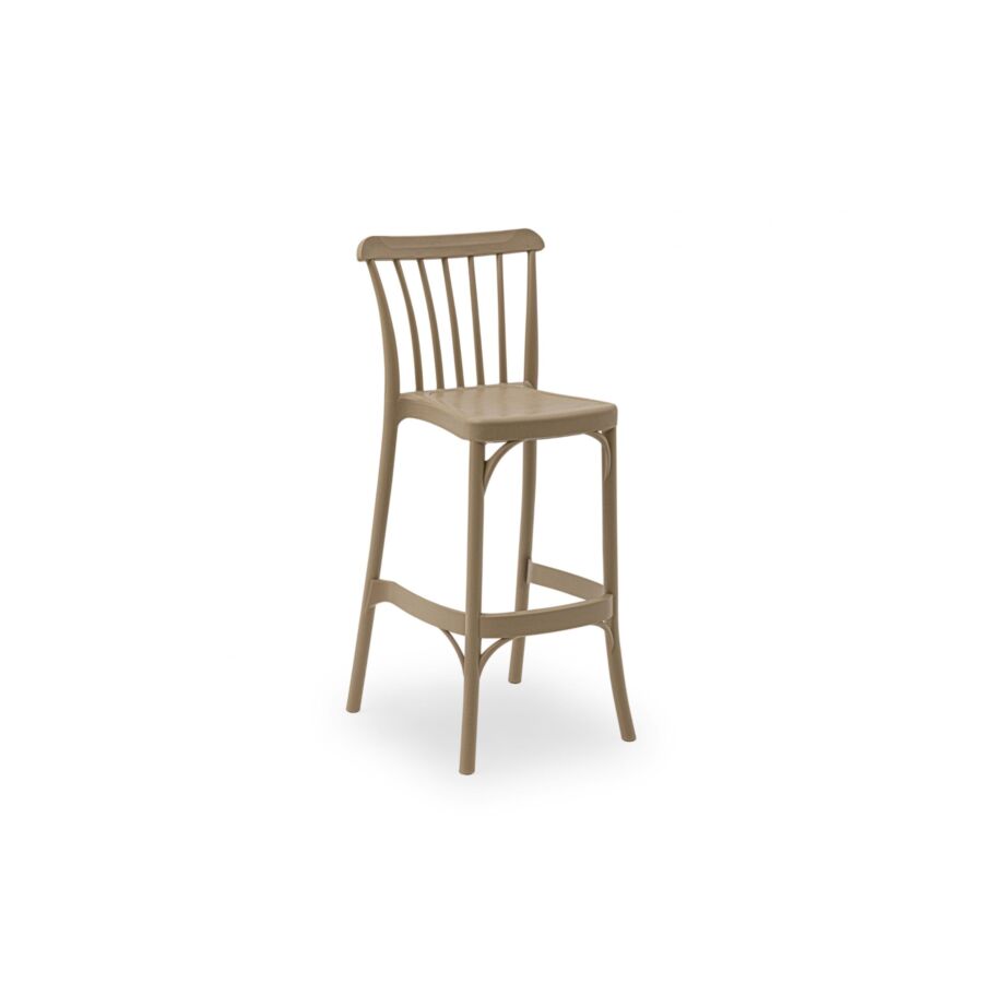 Tabouret De Bar GOZO - Cappuccino Chaises de Jardin