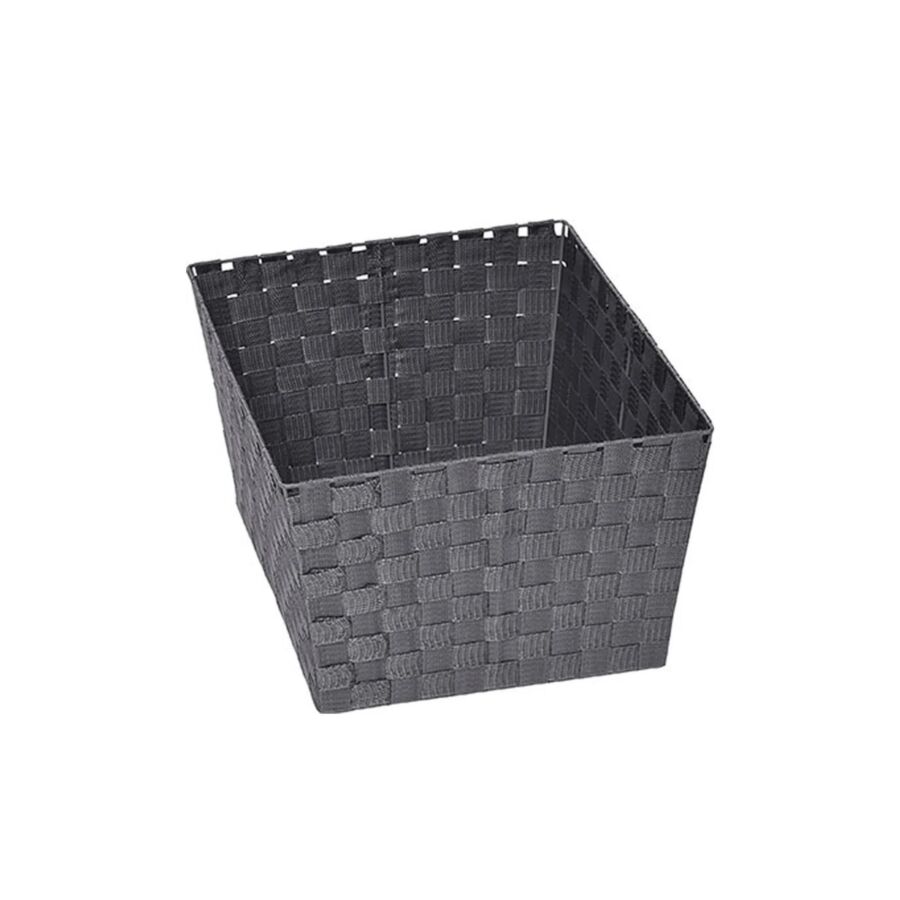 Panière Dressing Tressée 36x46x24cm - Gris Paniers et corbeilles