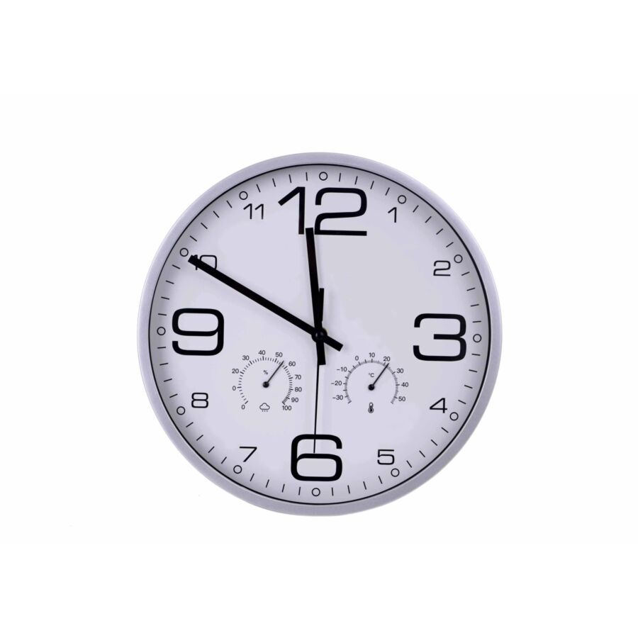 Horloge Murale WEATHERSTATION - Gris Horloges
