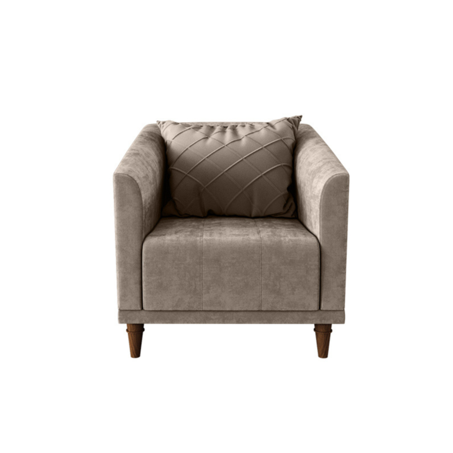 Fauteuil NEW NATELLO - Gris Clair Fauteuil simple