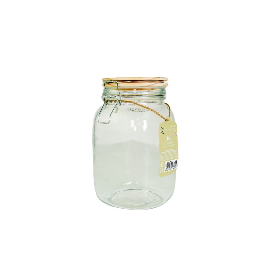 Pot En Verre 1650ml - Blanc Rangement cuisine