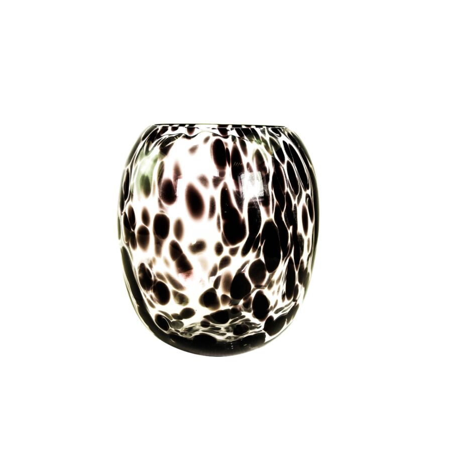 Vase Moucheté Arrondi - Ambre Vases