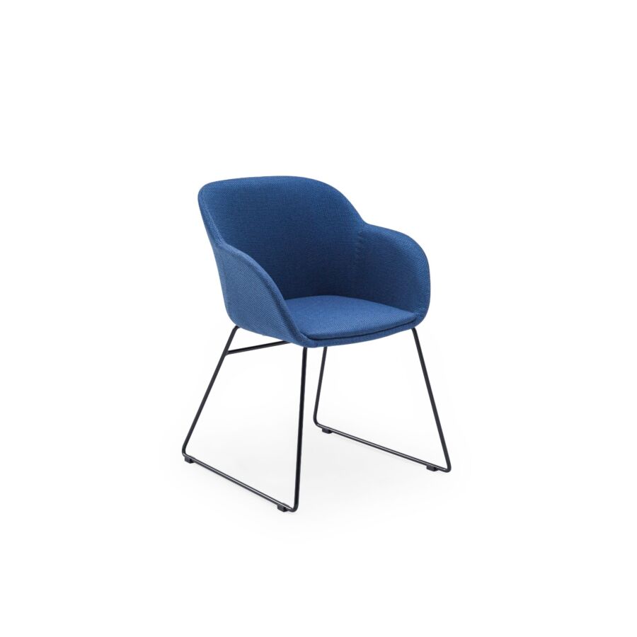 Fauteuil QUEEN - Bleu Fauteuil Visiteur