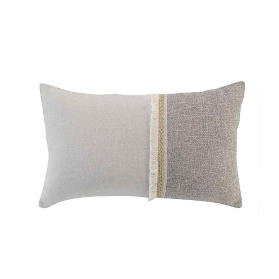 Coussin À Franges 30x50cm - Beige Coussins décoratifs
