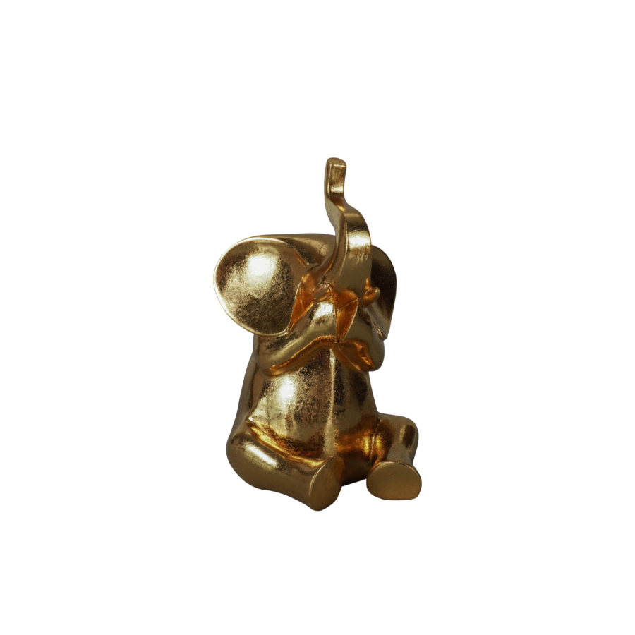 Décoration Éléphant 14,5cm - Doré Bibelots