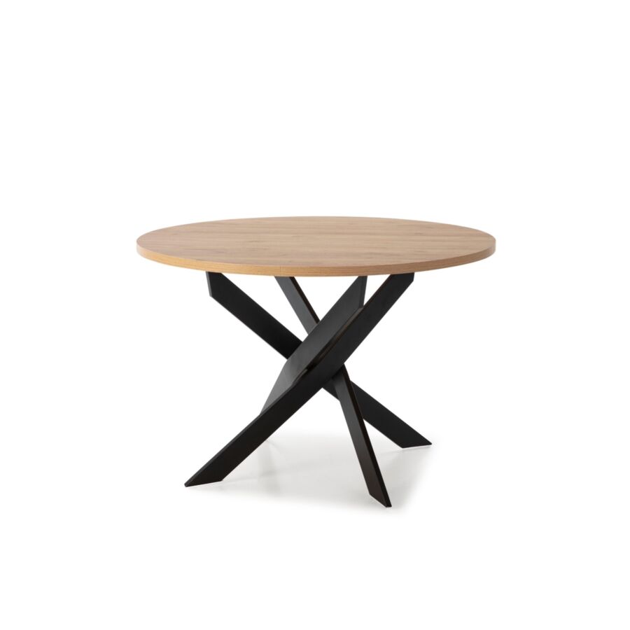Table Ronde THER - Chêne / Noir Tables à manger
