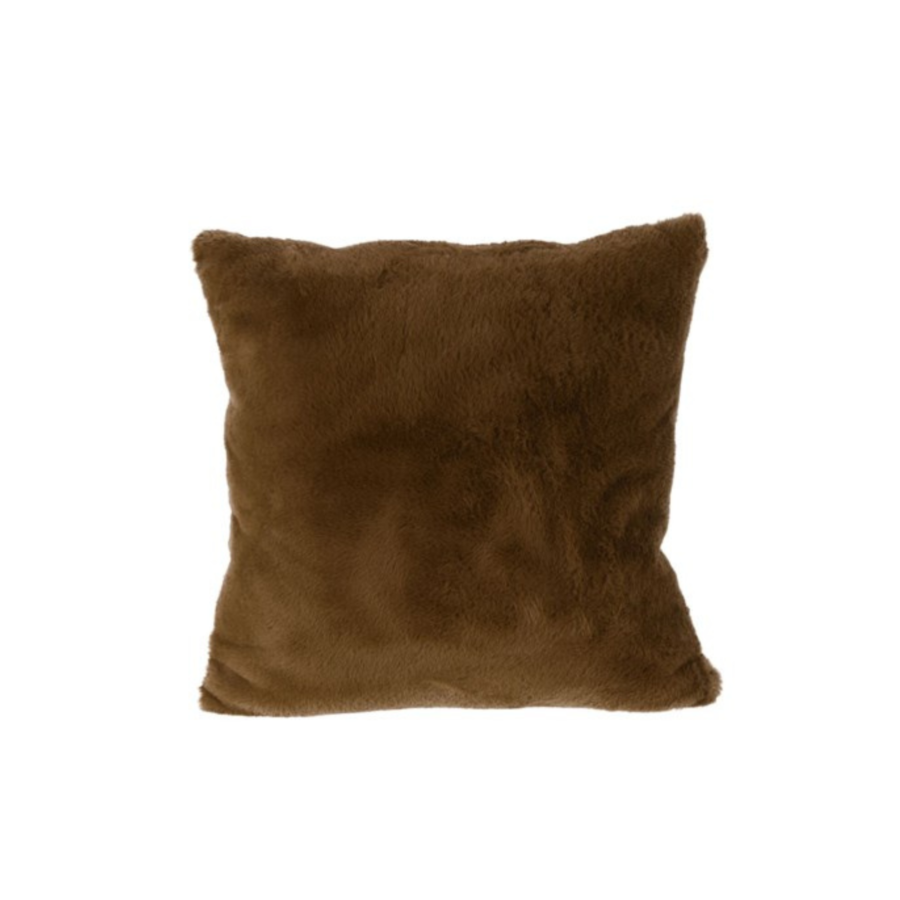 Coussin 45x45cm - Marron Déstockage