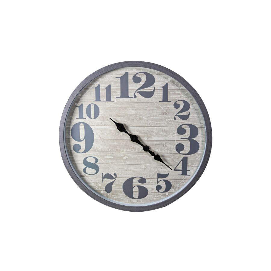 Horloge Murale 56cm - Gris Horloges