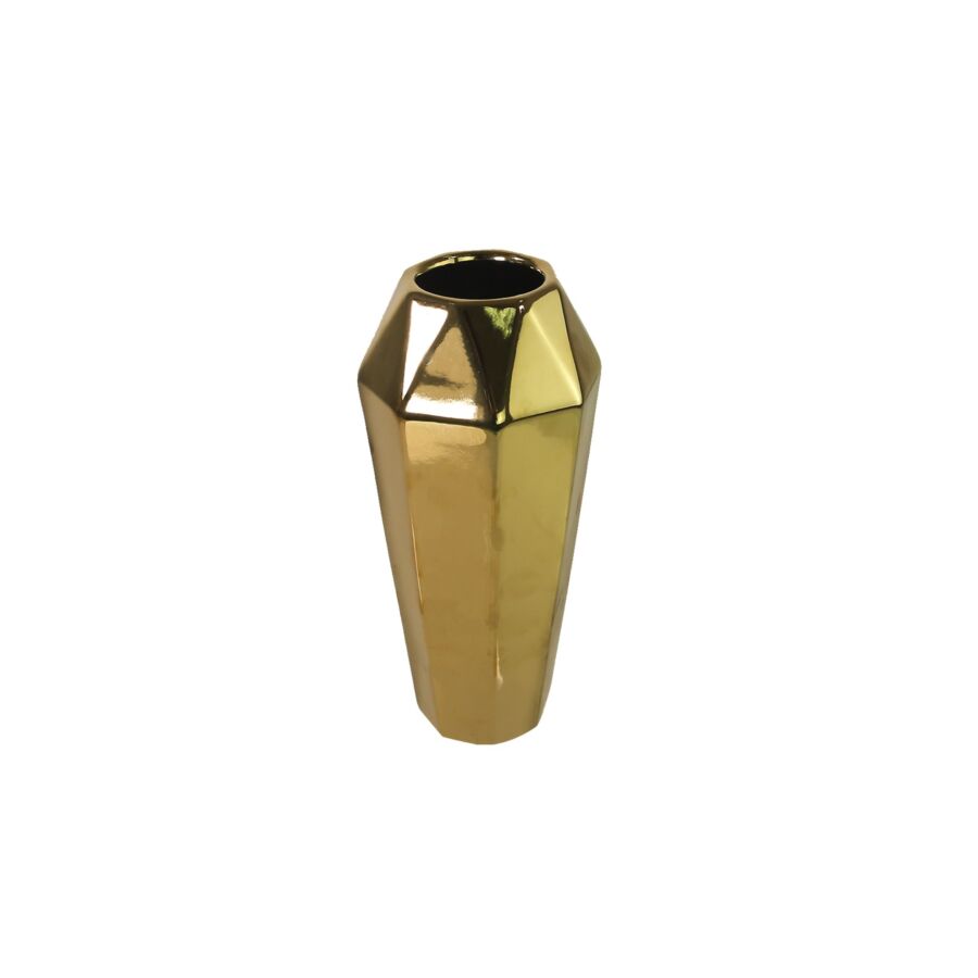 Vase 12,5x29cm - Doré Vases