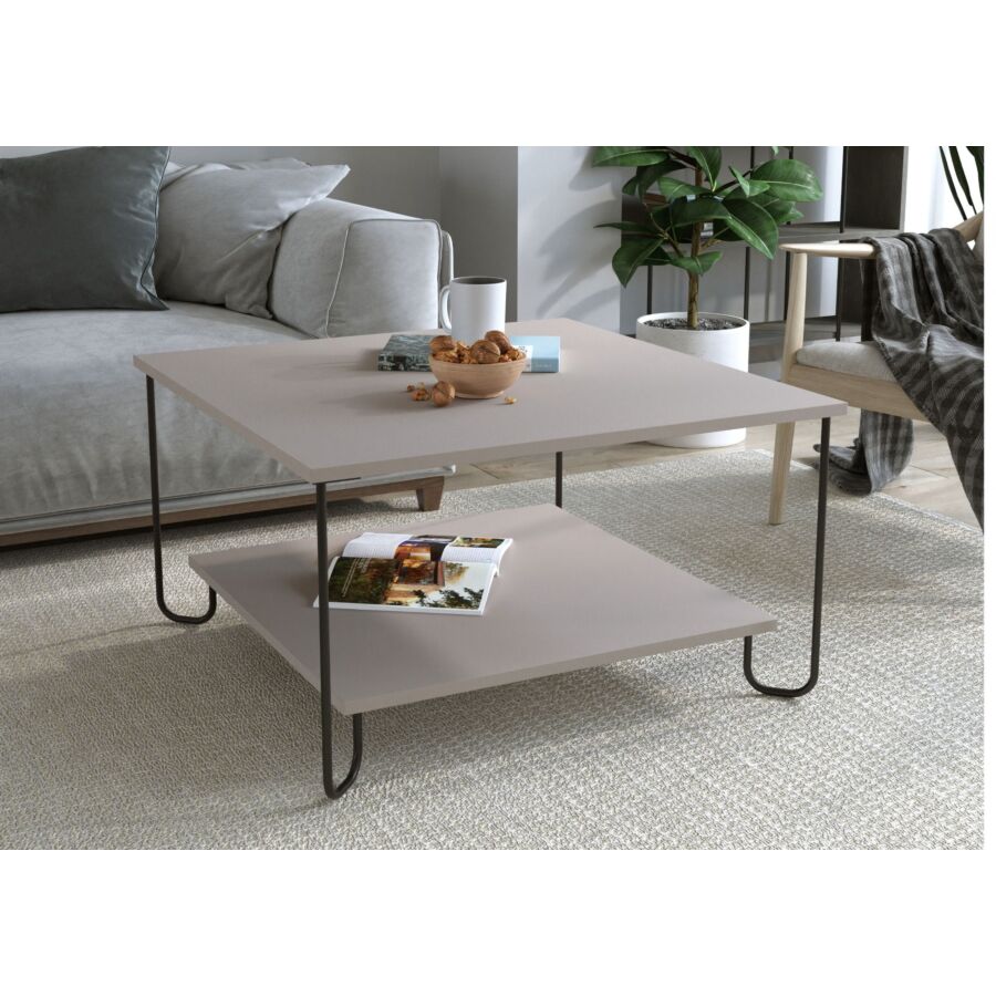 Table Basse MARBO Taupe Kitea Maroc