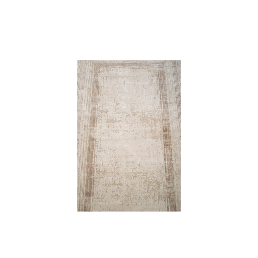 Tapis Royal Aux Motifs Abstraits 80x150cm - Beige Tapis descente de lit