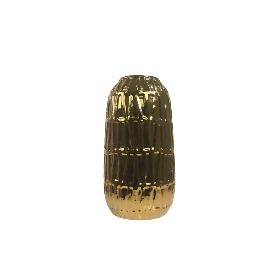 Vase décoratif 15x15x28,5cm - Doré Vases