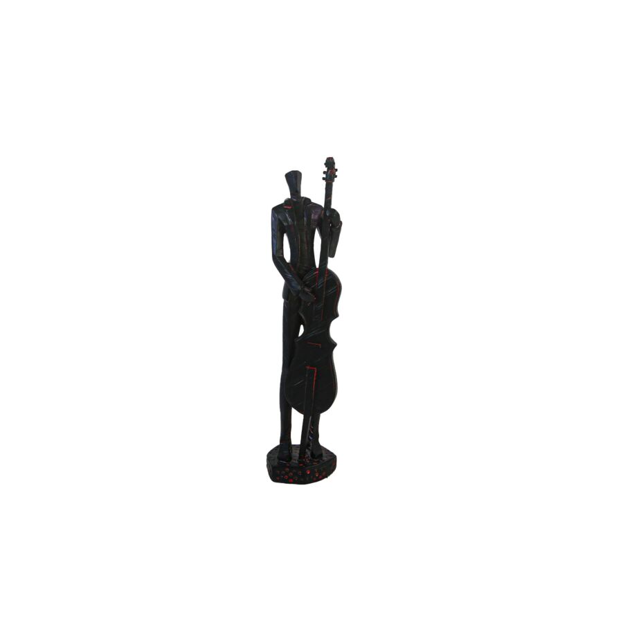 Statue Décoratif Guitariste - Noir Bibelots