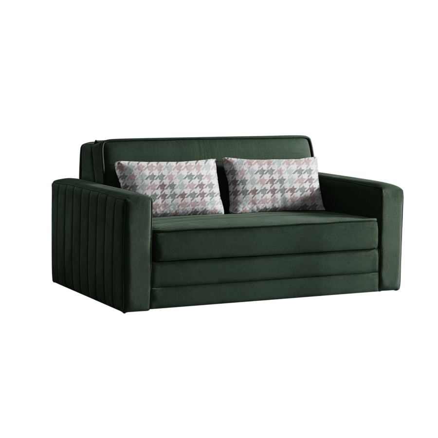 Canapé-Lit 145x195 SIENA + Fonction De Rangement - Vert Canapé convertible