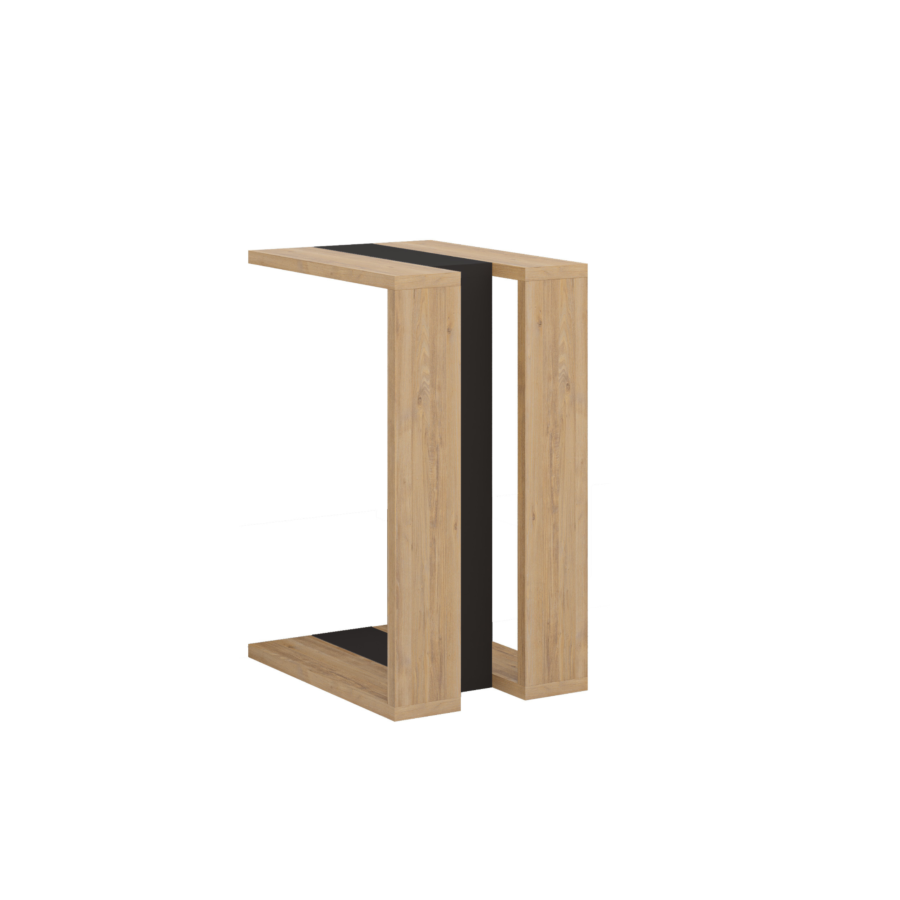 Table De Coin MACHA - Chêne / Noir Tables d'appoint