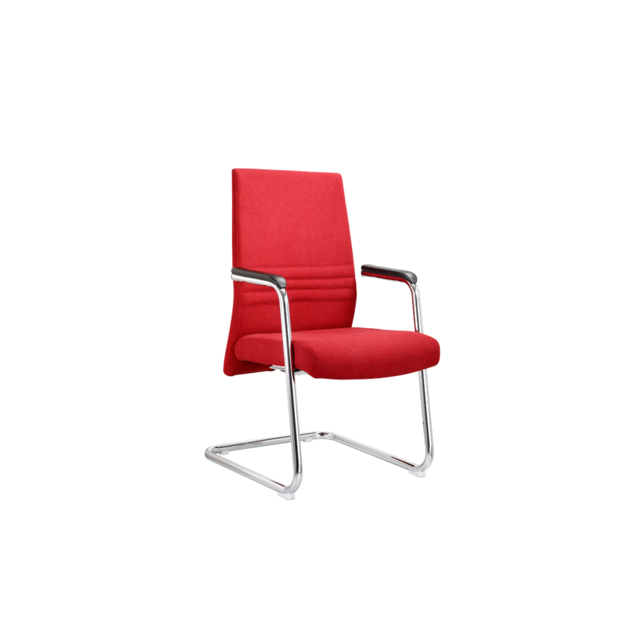 Fauteuil Visiteur ZITA - Rouge Fauteuils Visiteurs