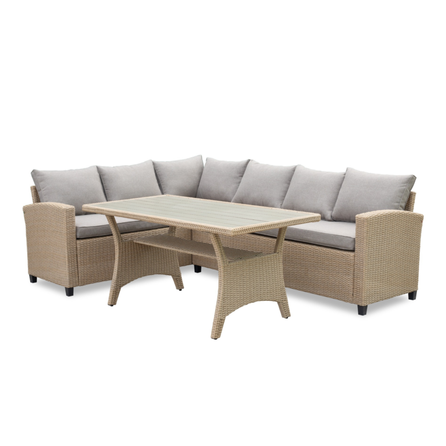 Coin Jardin STOCKHOLM + Table Haute Kitea Maroc