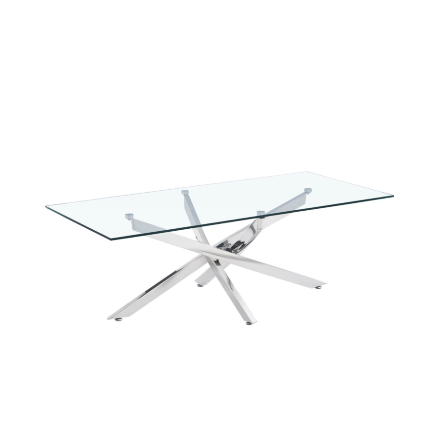 Table Basse LAROJA - Blanc / Beige Table basse