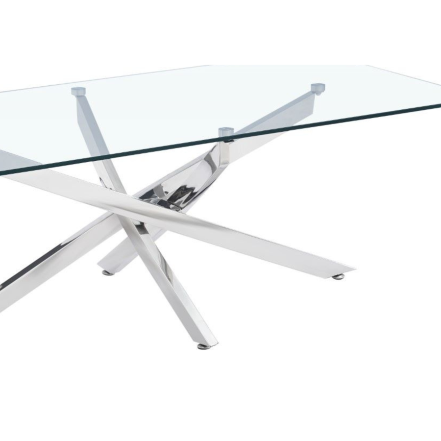 Table Basse LAROJA - Blanc / Beige Table basse