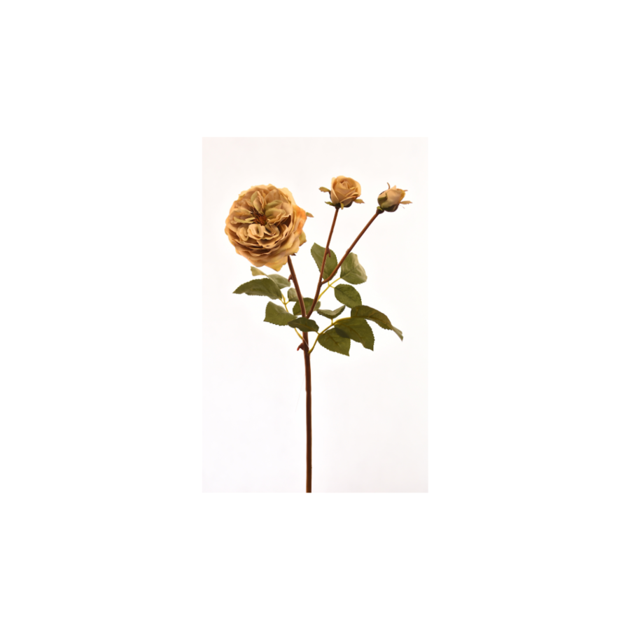 Rose 55cm - Jaune Plantes et fleurs artificielles