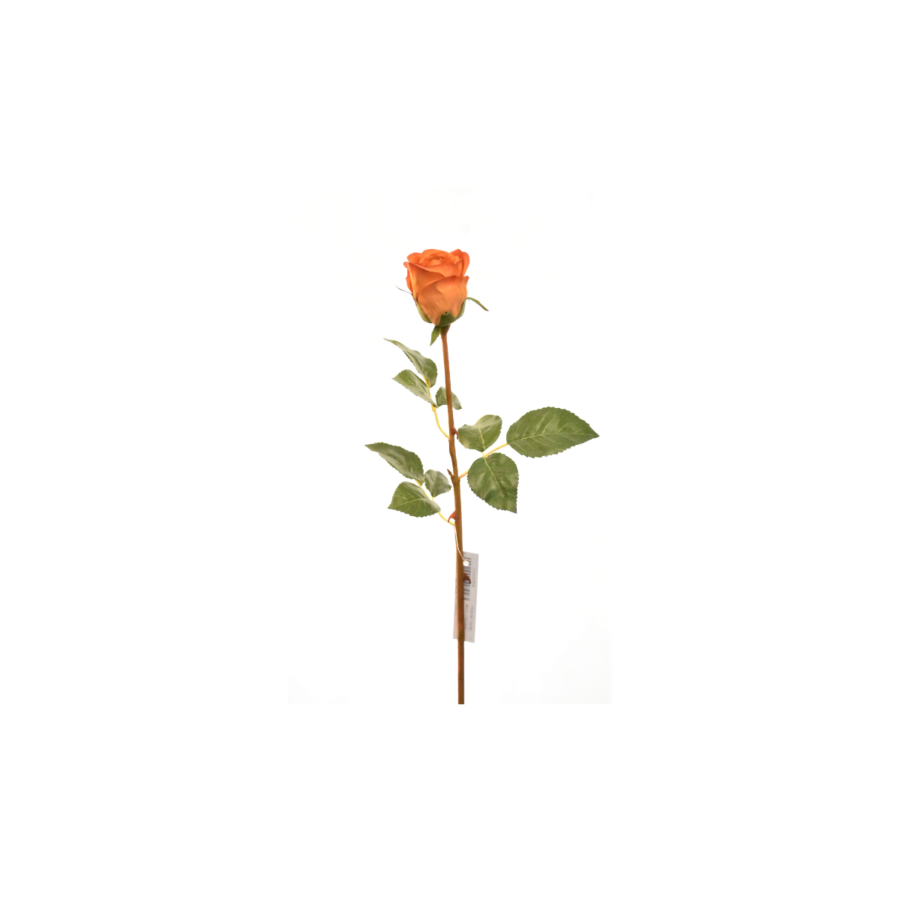 Rose 60cm - Orange Foncé Plantes et fleurs artificielles