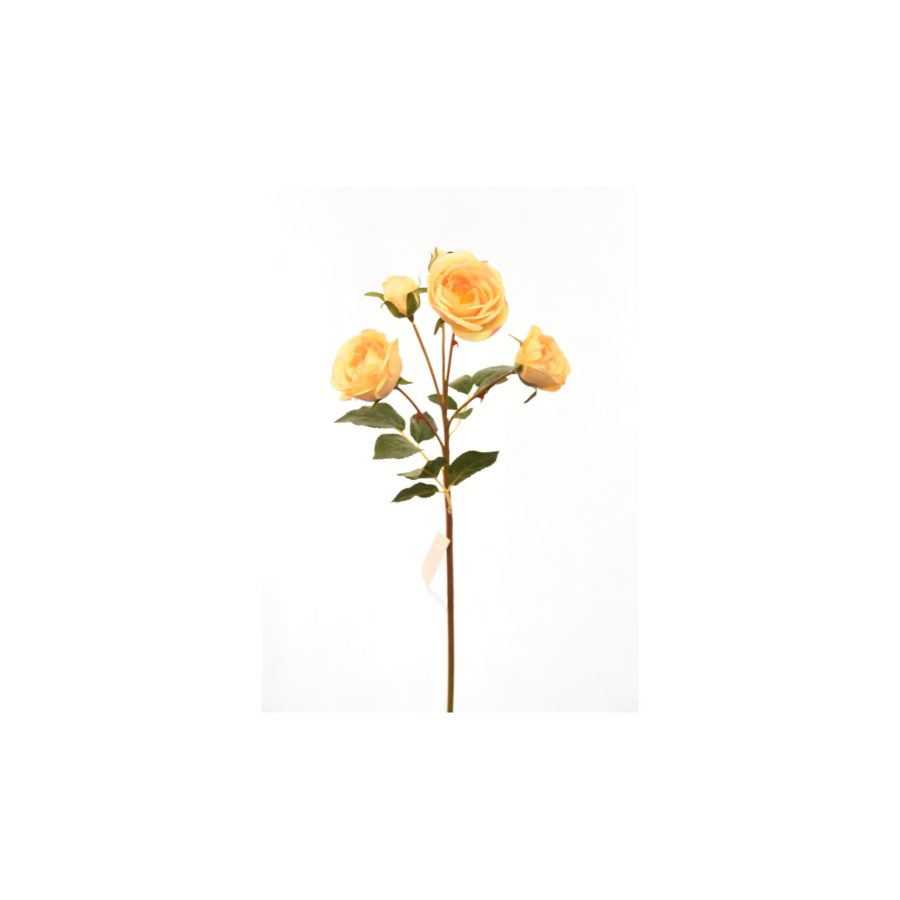 Rose 57cm - Jaune Plantes et fleurs artificielles