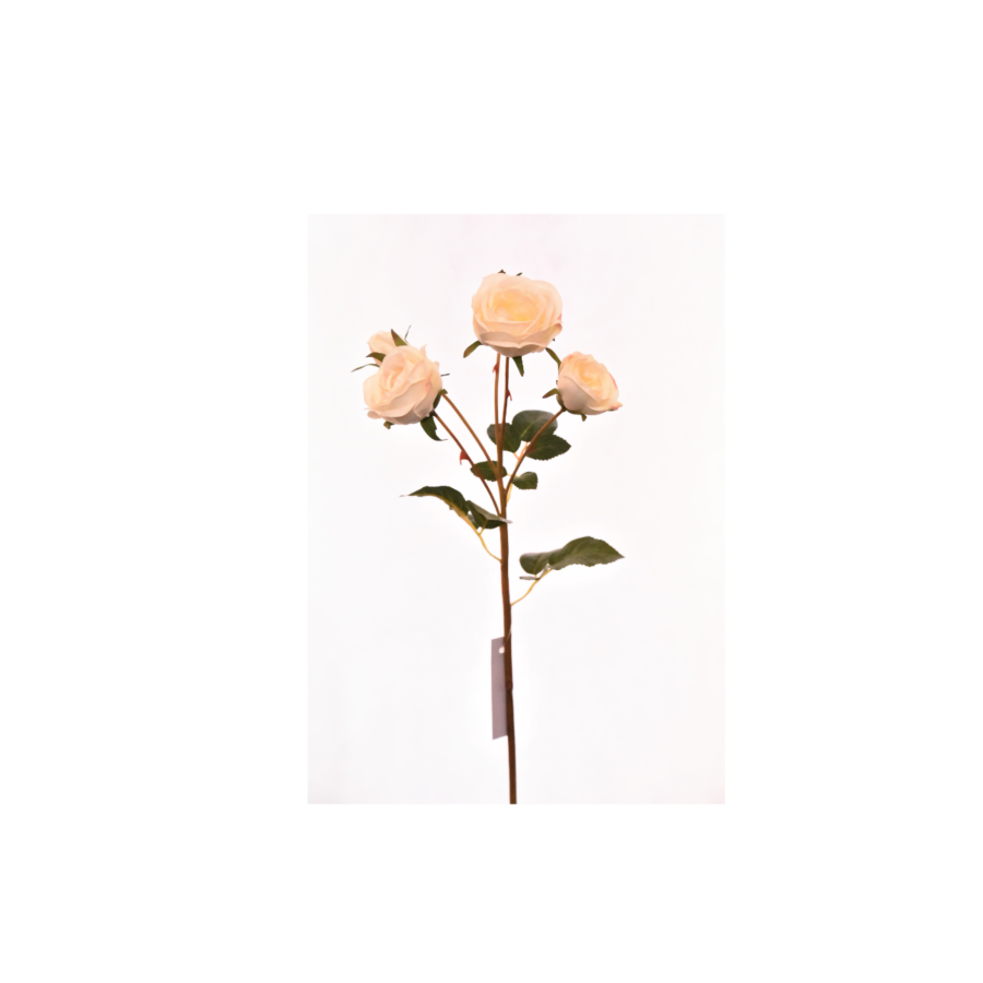 Rose 57cm - Blanche Plantes et fleurs artificielles