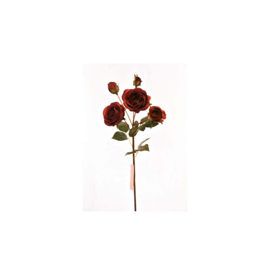 Rose 57cm - Rouge Plantes et fleurs artificielles