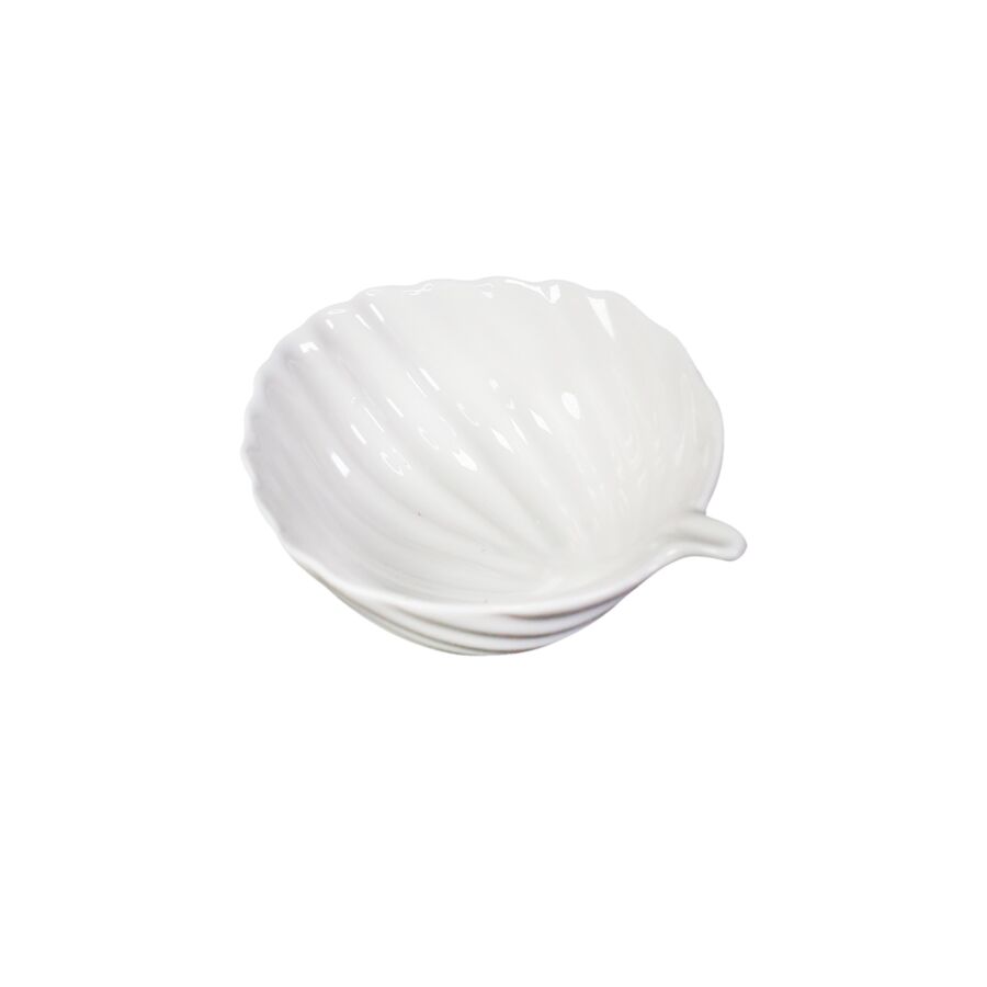 Set Apéritif En Forme Feuille 6 Pièces 10cm - Blanc Art de la table Ramadan