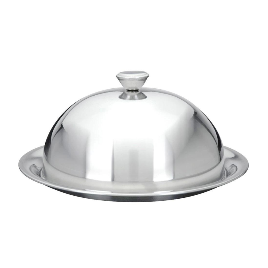 Cloche Avec Assiette - Argenté Serviteurs