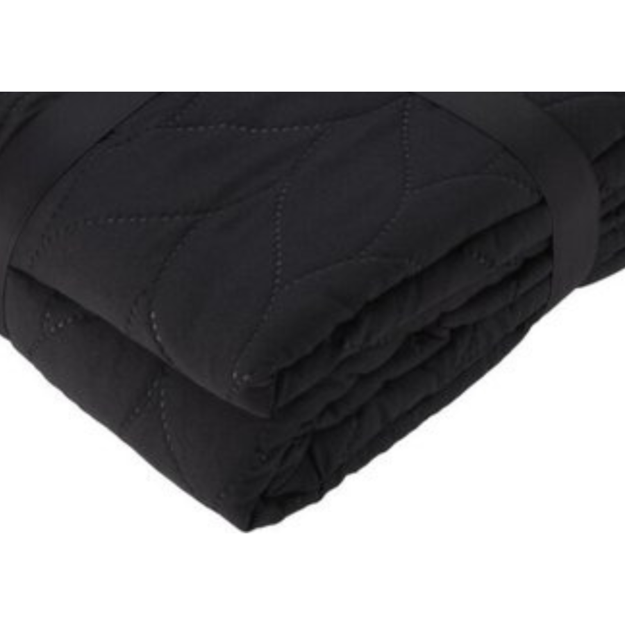 Couverture En Polyester 200x220cm - Noir Plaid et couvertures