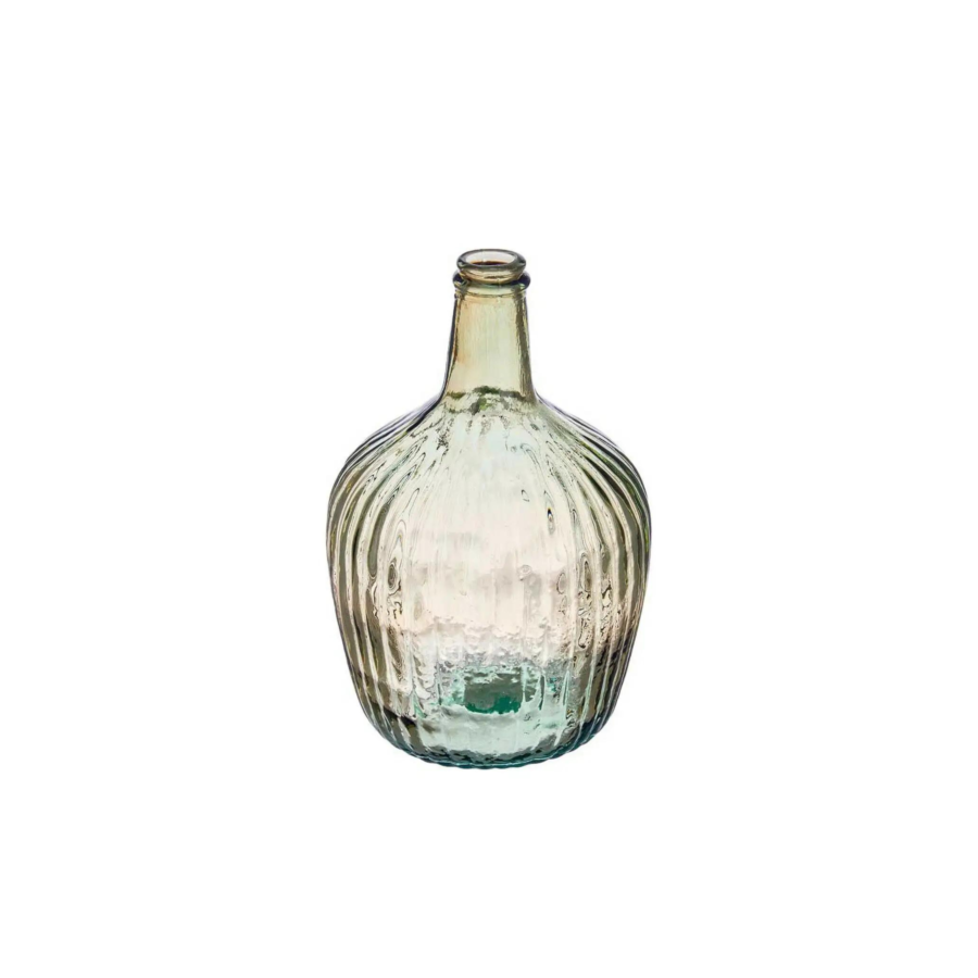 Vase En Verre 22x37cm - Vert Vases