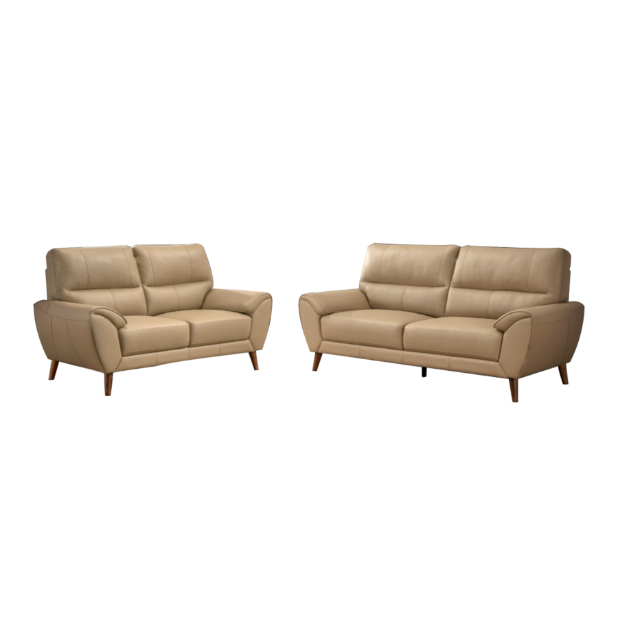 Set VEGA 3 Places + 2 Places - Beige Canapé simple