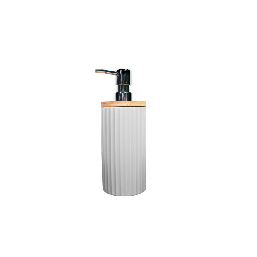 DISTRIBUTEUR À SAVON PORCELAINE- Gris Salle de Bain