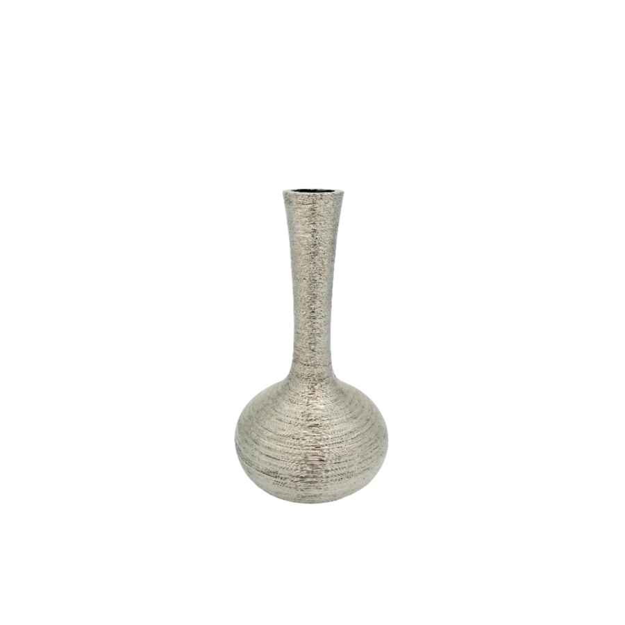 Vase Décoratif HUIFA 15,5x15,5x29cm - Argenté Vases