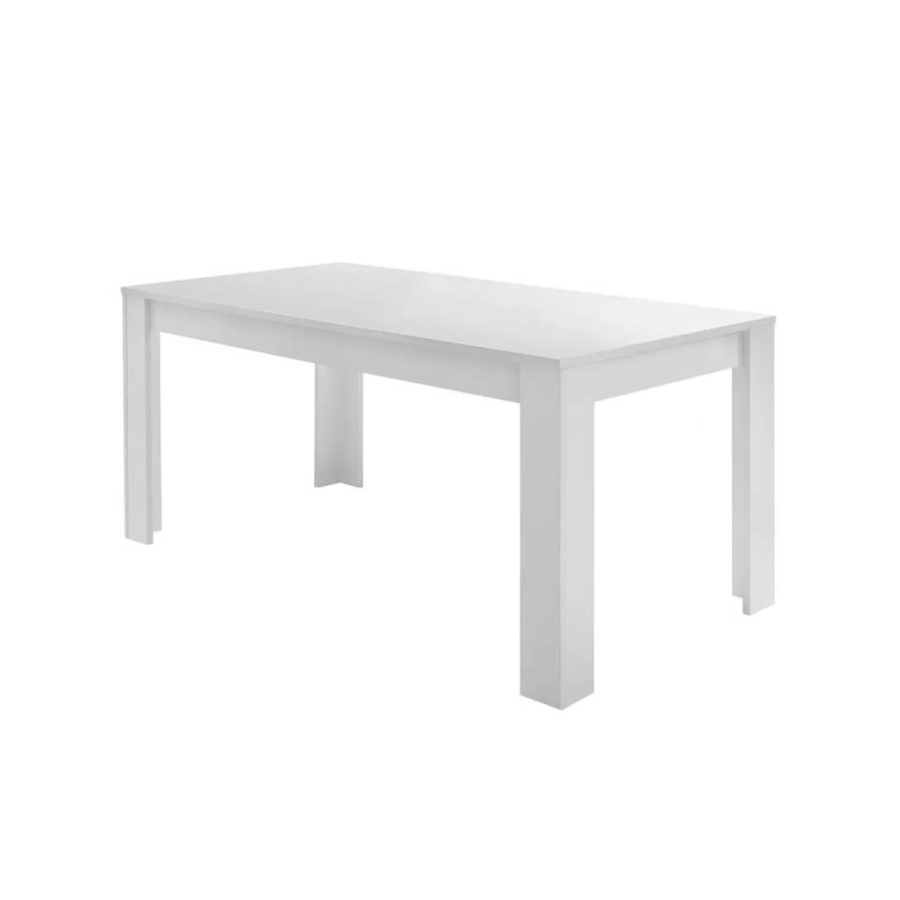 Table à Manger VITTORIA - Blanc Laqué Brillant Tables à manger