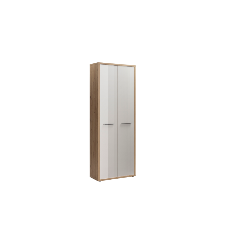 Élément De Rangement DISEGNO ART 6 NICHES + 2 PORTES - Blanc Crème / Beige Rangement professionnel