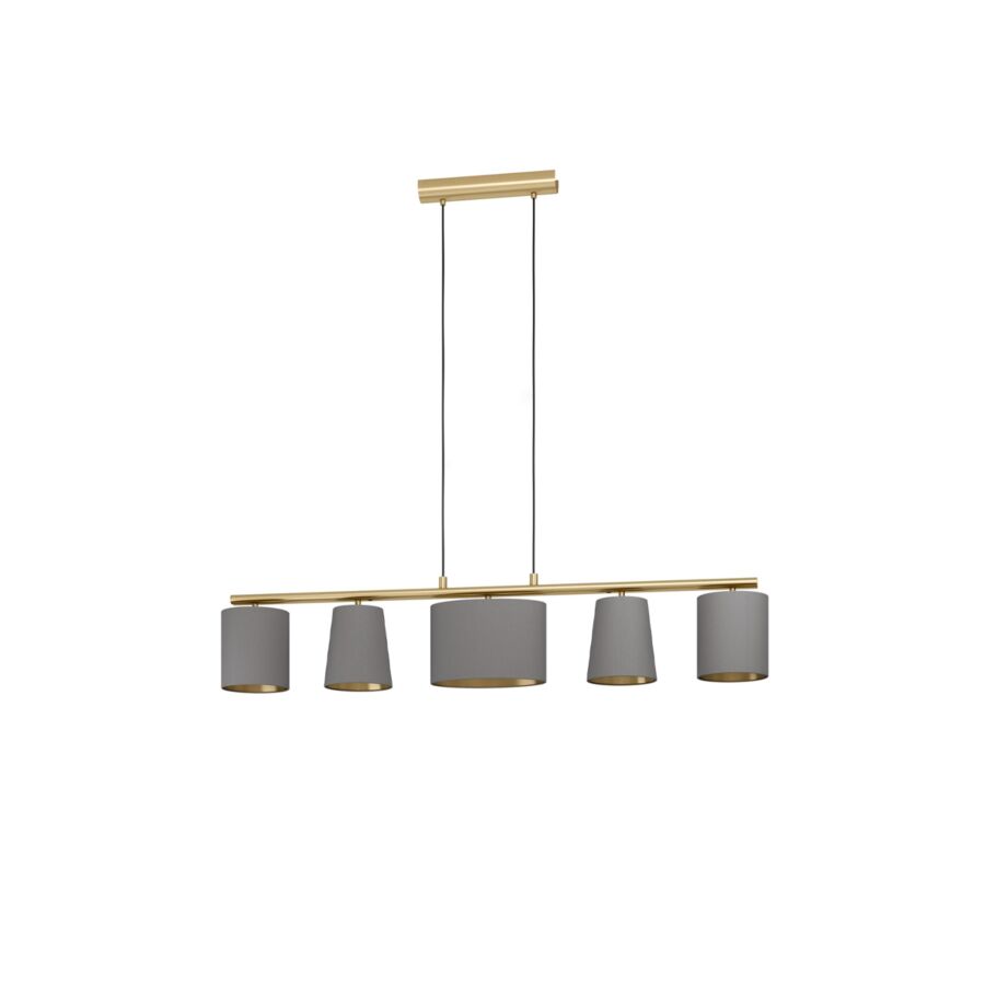 Suspension Filaire 5xE14/40W/230V ALMEDIA - Cappuccino SOLDES HIVER