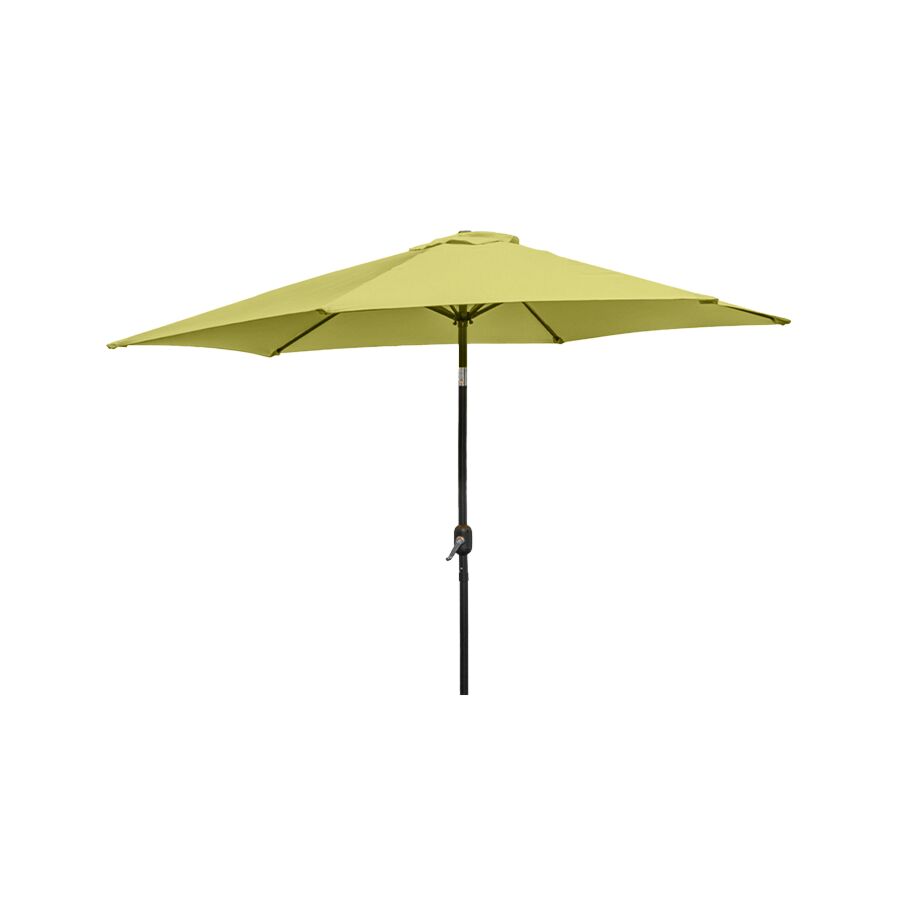 Parasol Droit BASIC SUN Avec Air Vent 300cm - Vert Parasols fixes