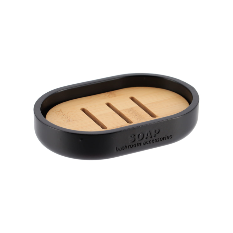 Porte Savon PRESTIGE - Noir Gobelets et distributeurs de savon