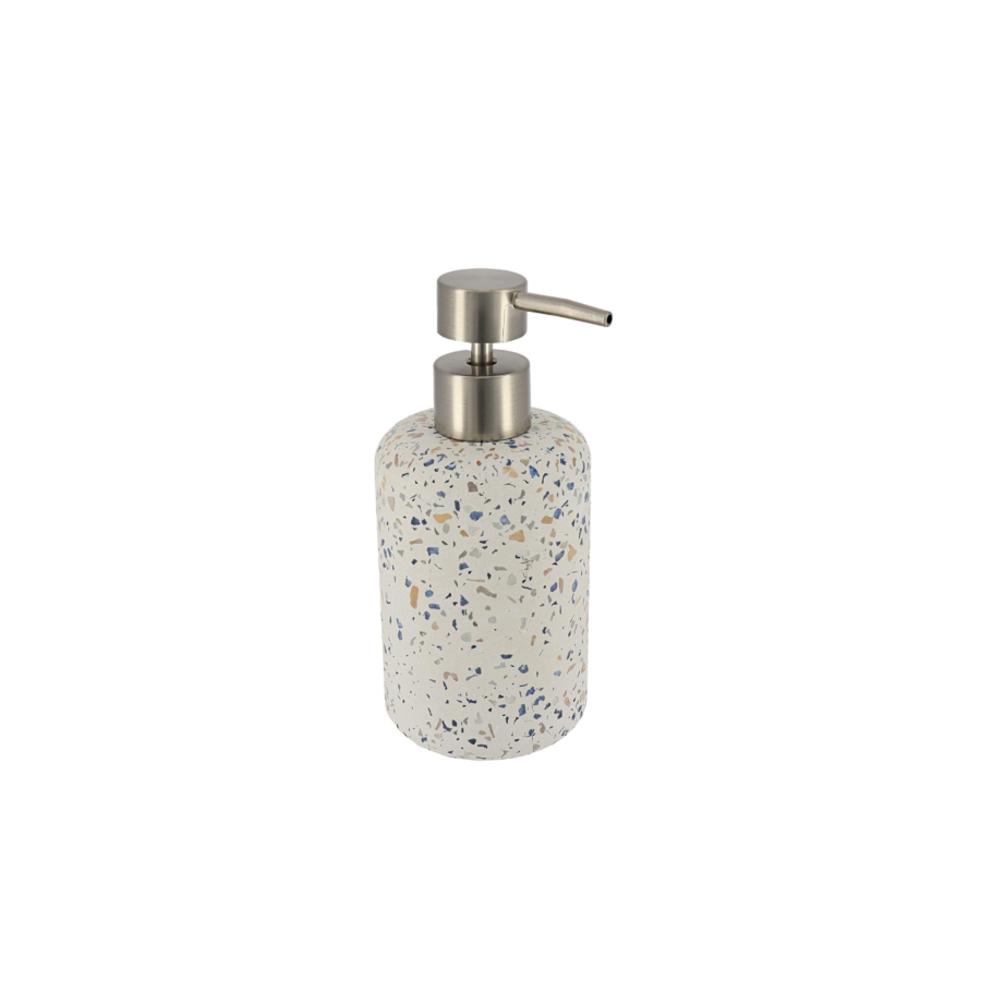 Distributeur à Savon TERRAZO 220ml - Blanc Gobelets et distributeurs de savon