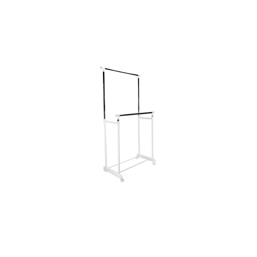 Chariot À Cintres Extensible CARRE - Blanc Accessoires-rangements