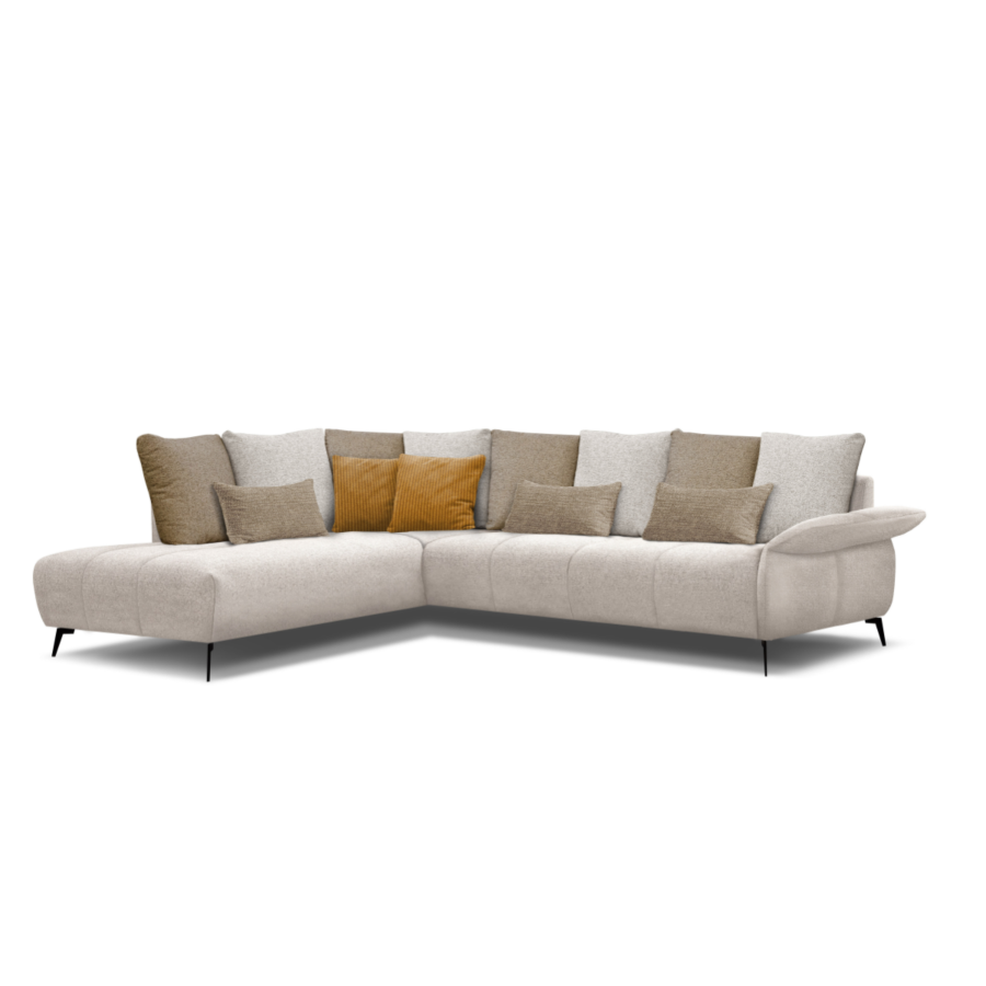 CANAPE D'ANGLE Gauche DRESSEN Avec Accoudoir INCLINABLE Promos printemps